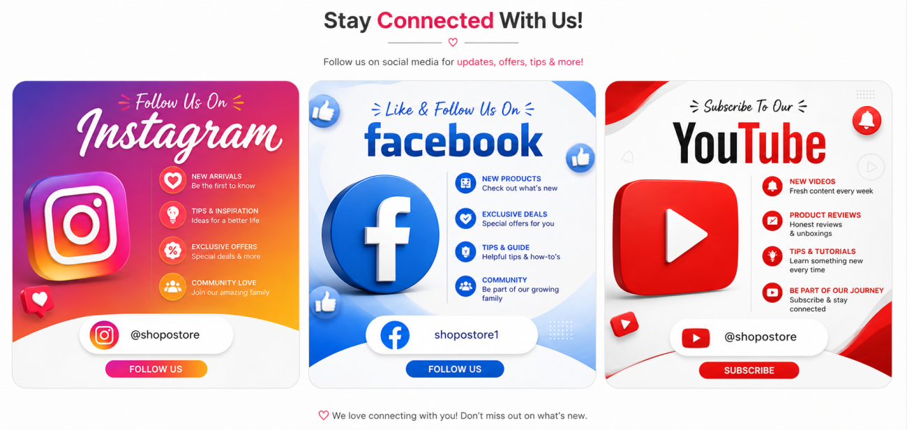 Our social media